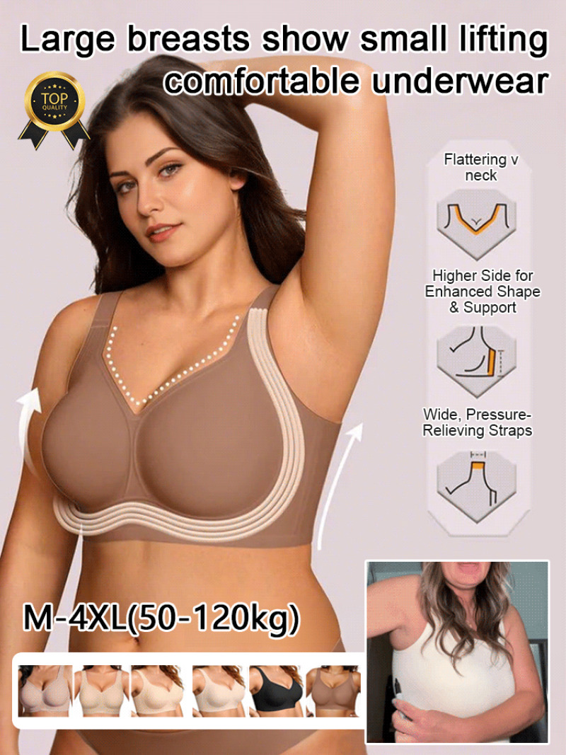 Mastectomy Bra Pocket - Soutien-gorge sans fil push-up, sous-vêtements confortables