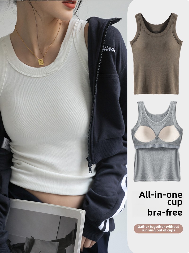 Full Coverage Bra - Débardeur côtelé Modal sans couture pour