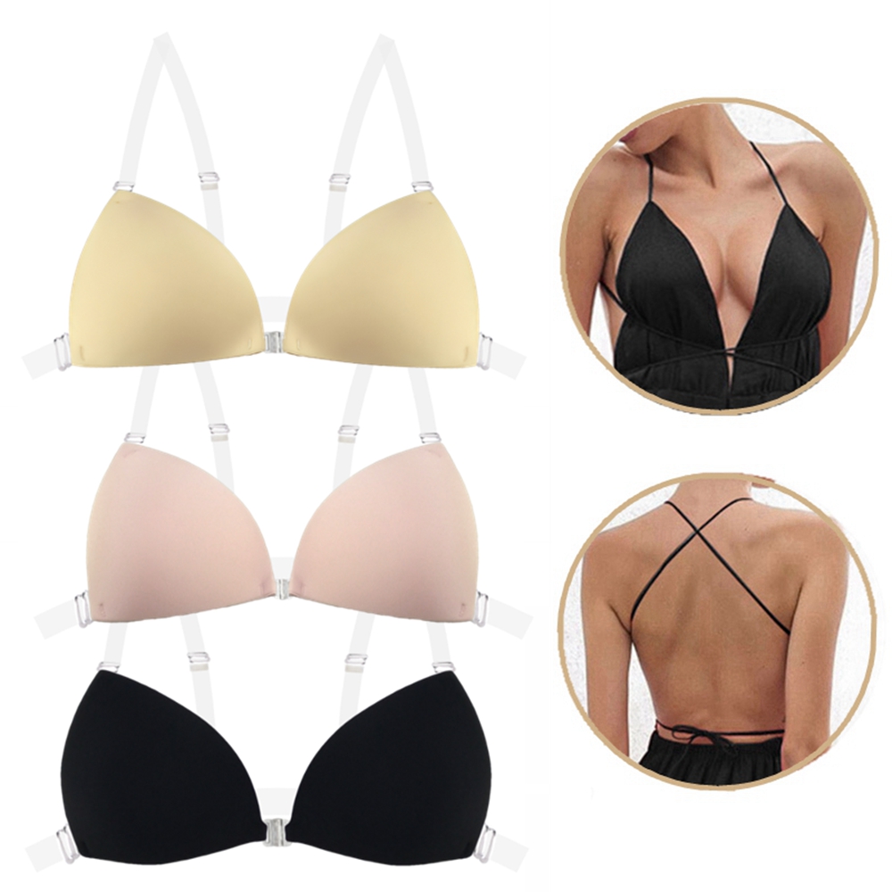 Backless Bra Sticky - Soutien-gorge adhésif pour femme, sans dos,