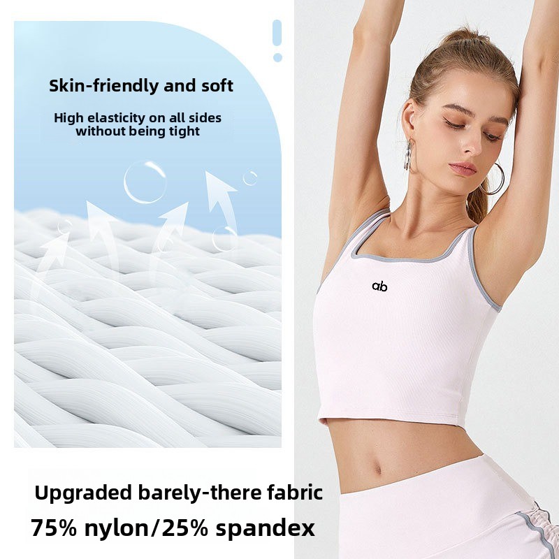 Débardeur de yoga côtelé pour  - Underwire Bra Padded avis et prix